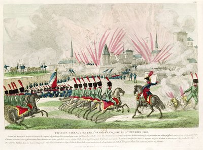 Die Belagerung von Saragossa durch Jean Lannes (1769-1809), Herzog von Montebello, 27. Februar 1809 von French School